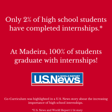 Madeira's Co-Curriculum Program Featured in U.S. News & World Report Madeira's Co-Curriculum Program Featured in U.S. News & World Report