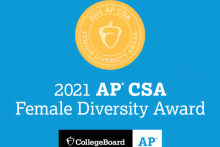 Madeira Earns 2021 College Board AP Computer Science Female Diversity Award Madeira Earns 2021 College Board AP Computer Science Female Diversity Award